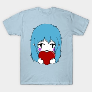 candy cane valentine chibi T-Shirt